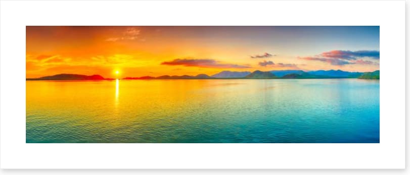 Sunset panorama