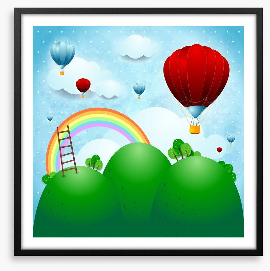 Up into the sky