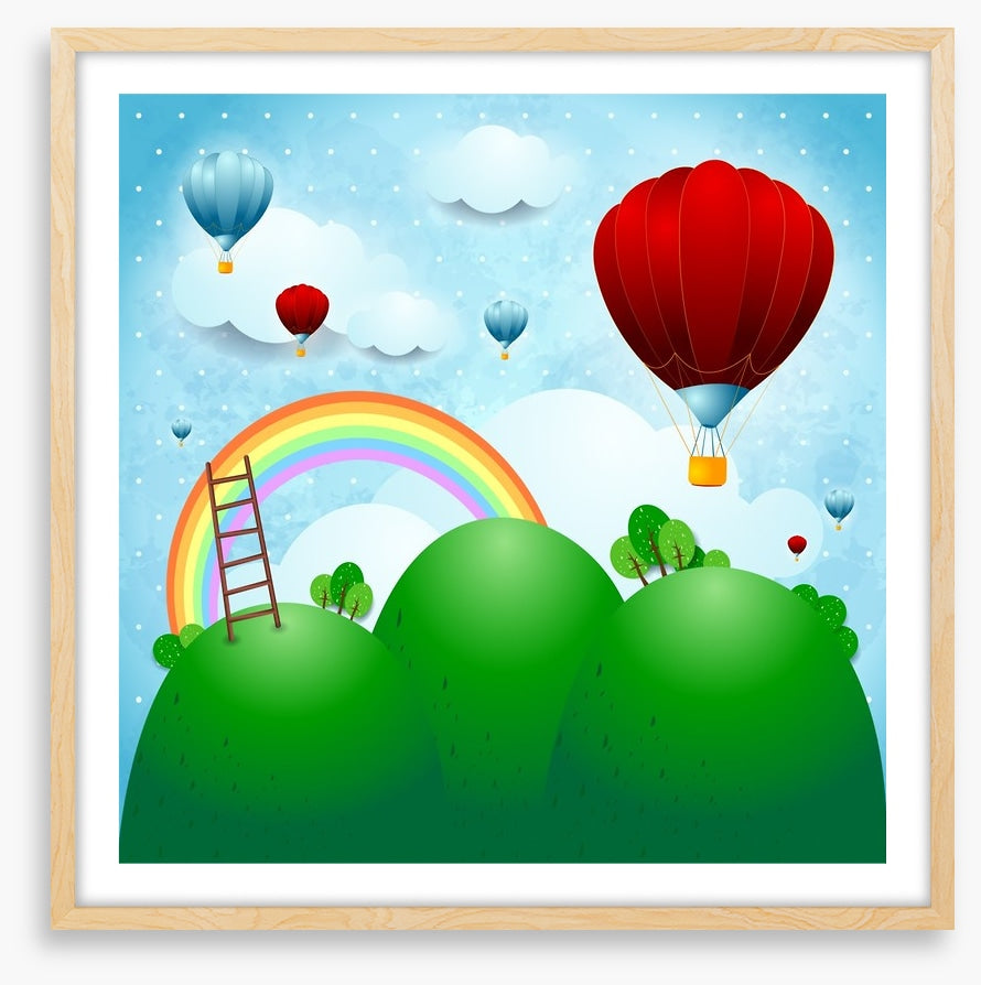 Up into the sky