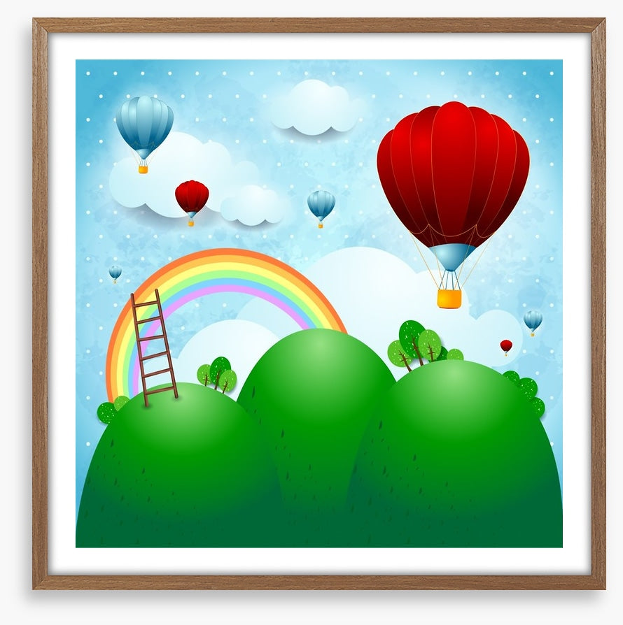 Up into the sky