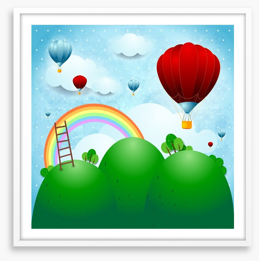 Up into the sky