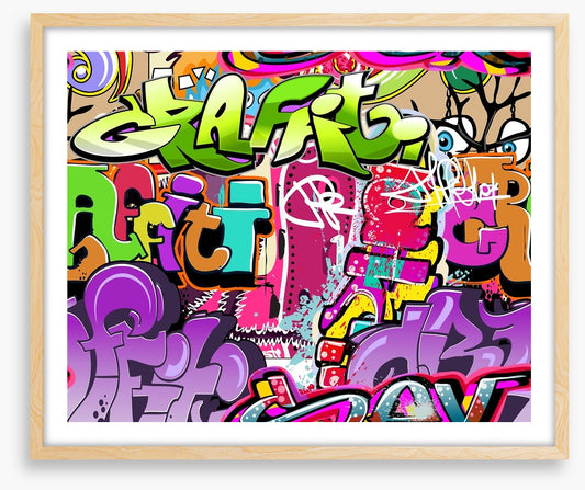 Graffiti wall