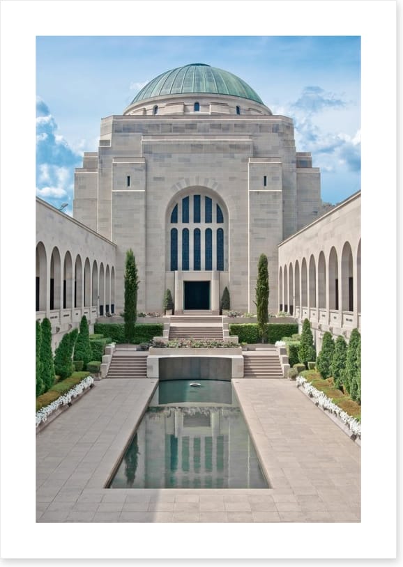 Peace at the war memorial