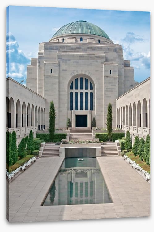 Peace at the war memorial