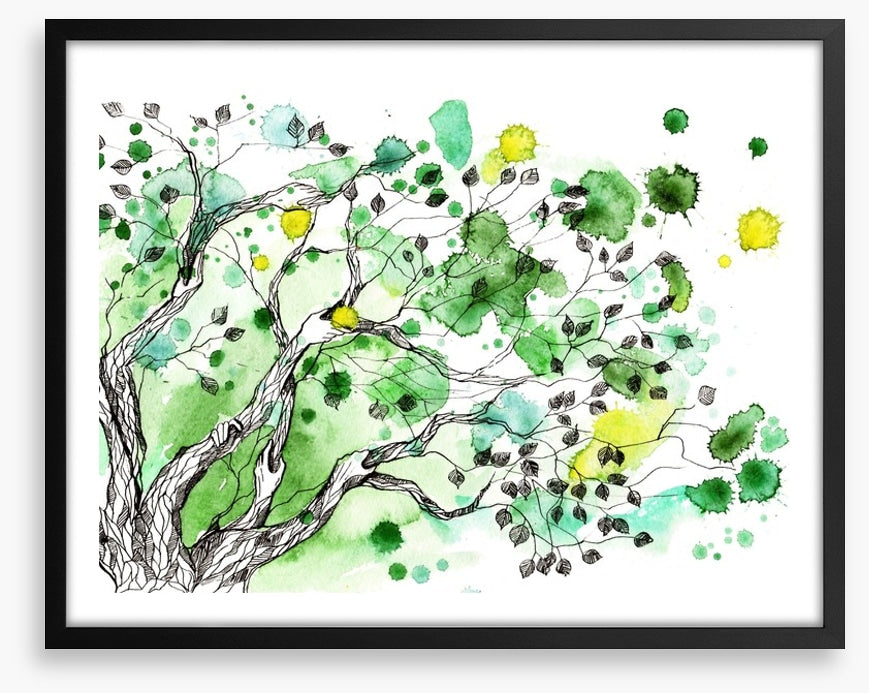 Spring splatter tree