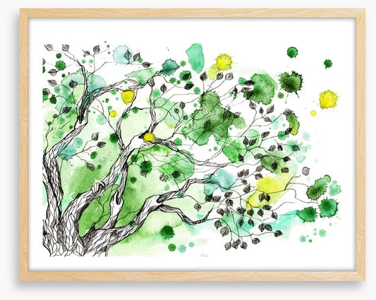 Spring splatter tree