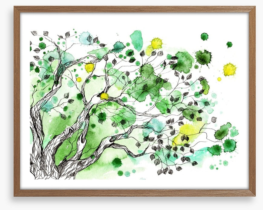 Spring splatter tree