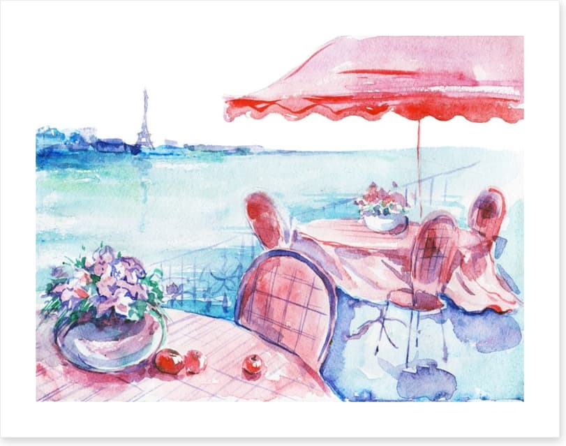 Cafe by the Seine