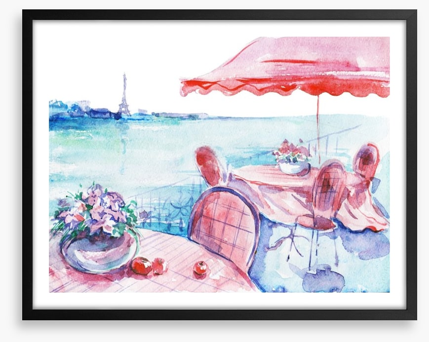 Cafe by the Seine
