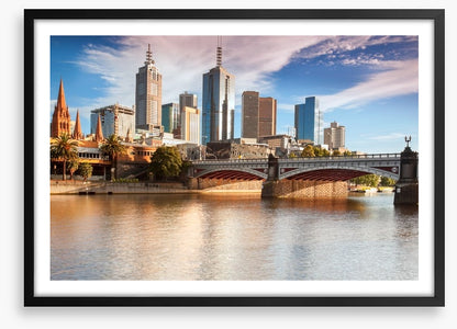 Melbourne skyline from Southbank