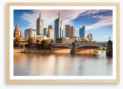 Melbourne skyline from Southbank