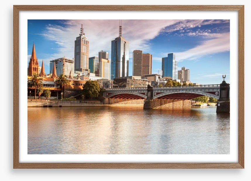 Melbourne skyline from Southbank