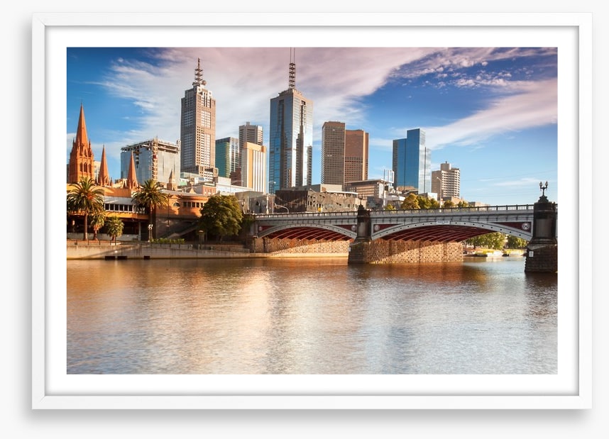 Melbourne skyline from Southbank