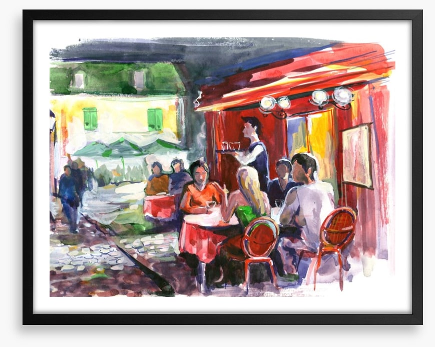 Cafe in the piazza