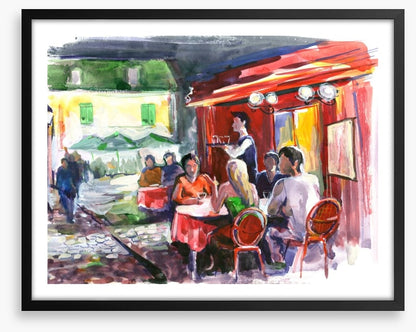 Cafe in the piazza