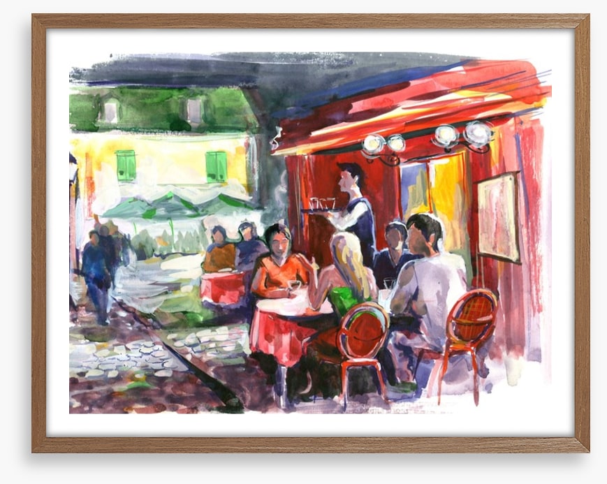 Cafe in the piazza