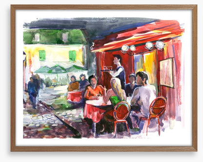 Cafe in the piazza