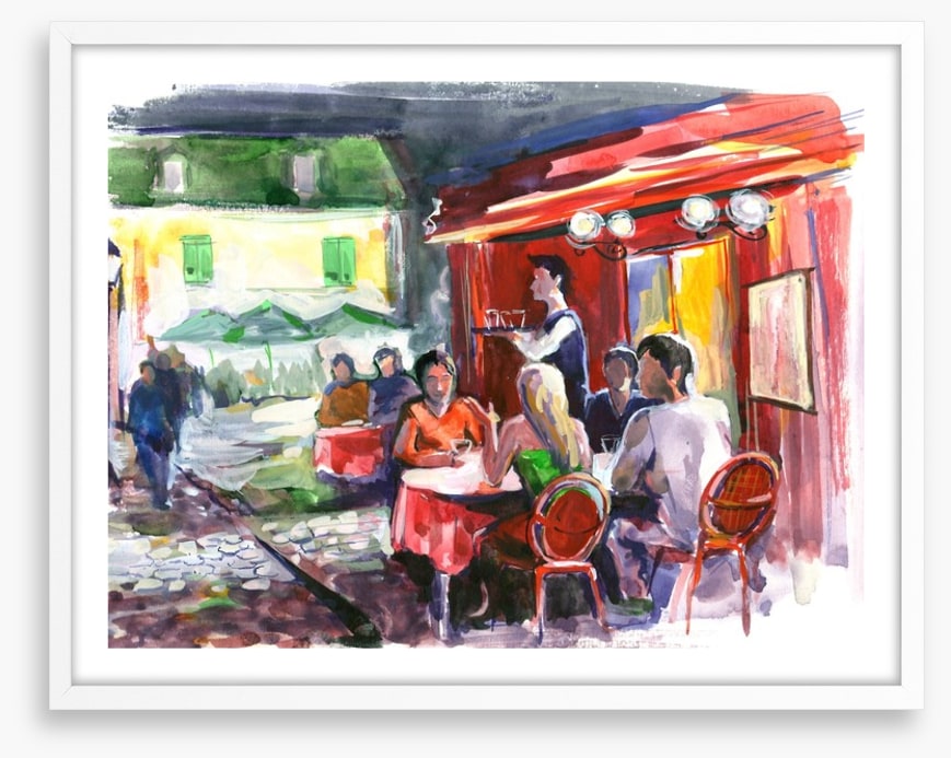 Cafe in the piazza