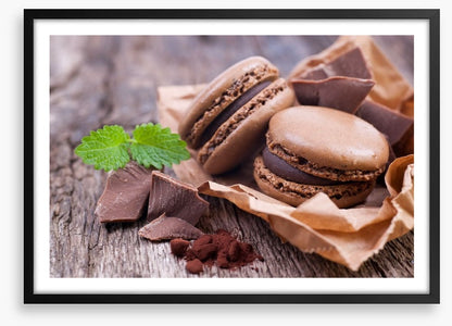 Mocha macarons