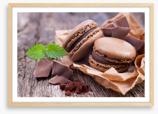 Mocha macarons