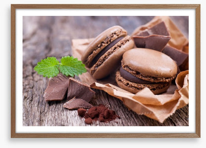 Mocha macarons