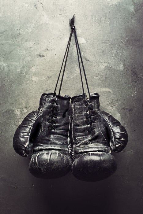 Hanging up the gloves