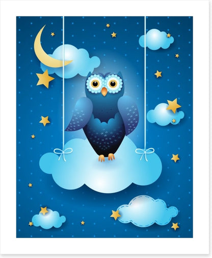 Hooty in the clouds