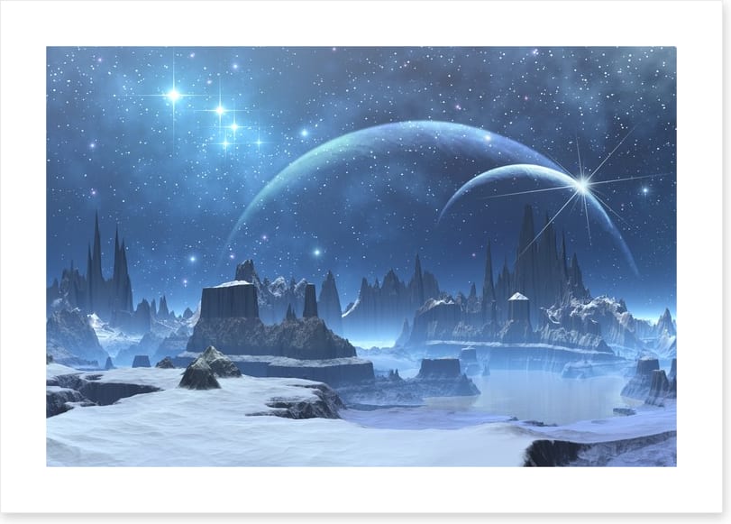 The blue planet