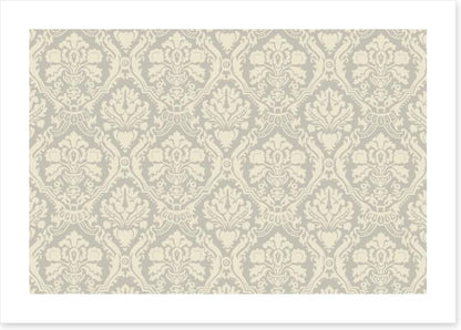 Creme floral muster