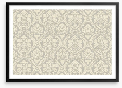 Creme floral muster