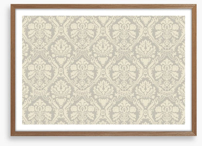 Creme floral muster
