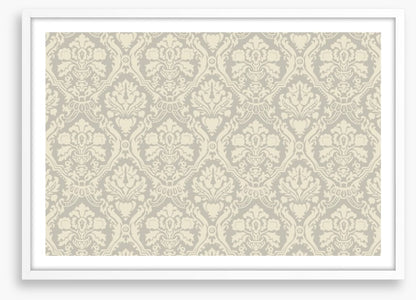 Creme floral muster