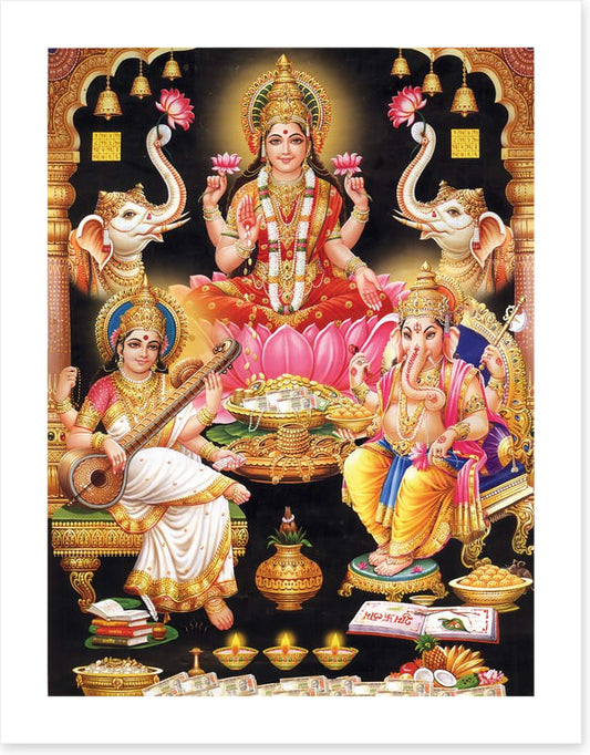 Indian goddess Maa Lakshi