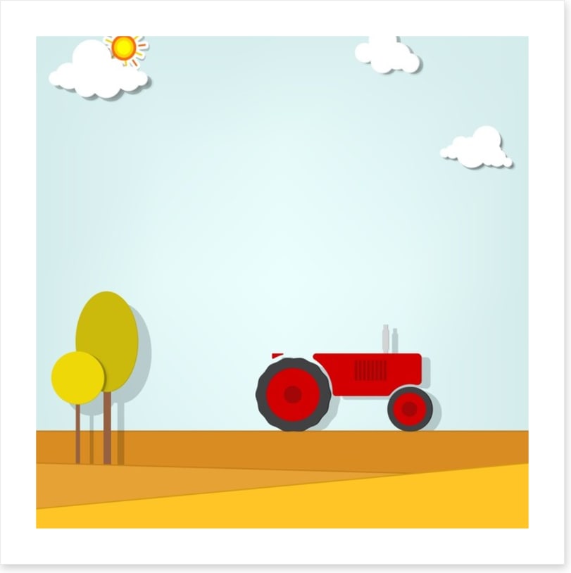 The red tractor