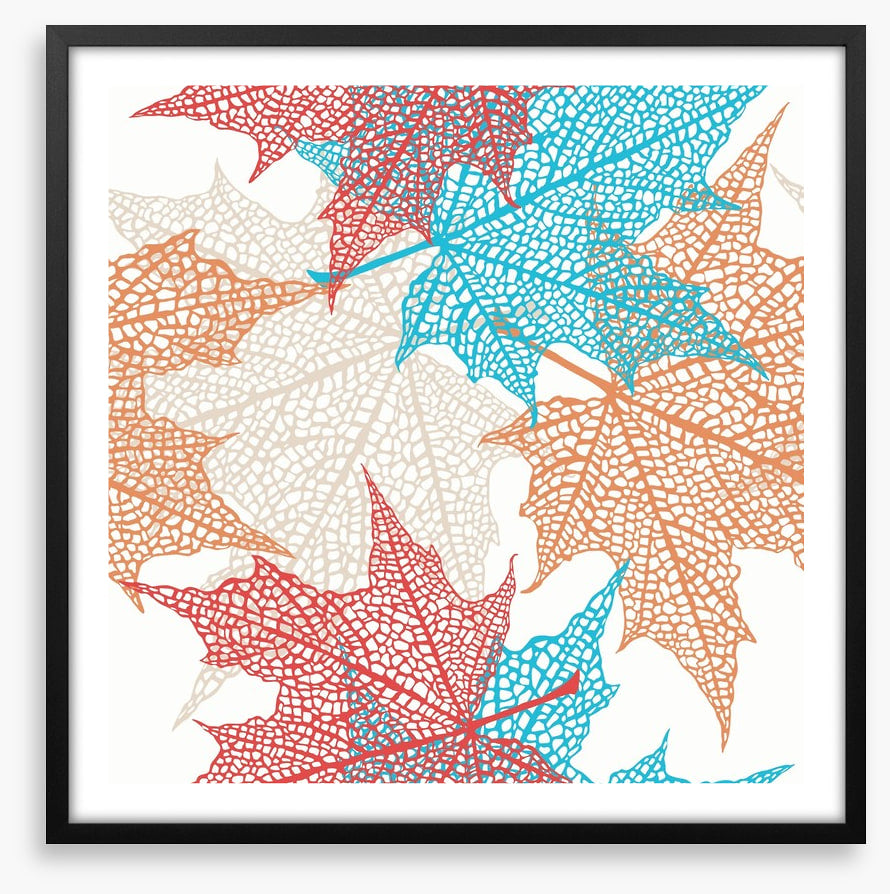 Maple leaf abstract