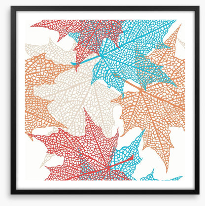Maple leaf abstract
