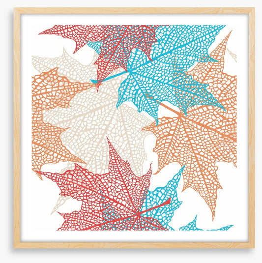 Maple leaf abstract