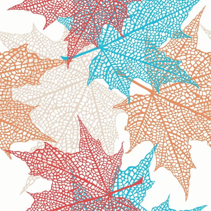 Maple leaf abstract