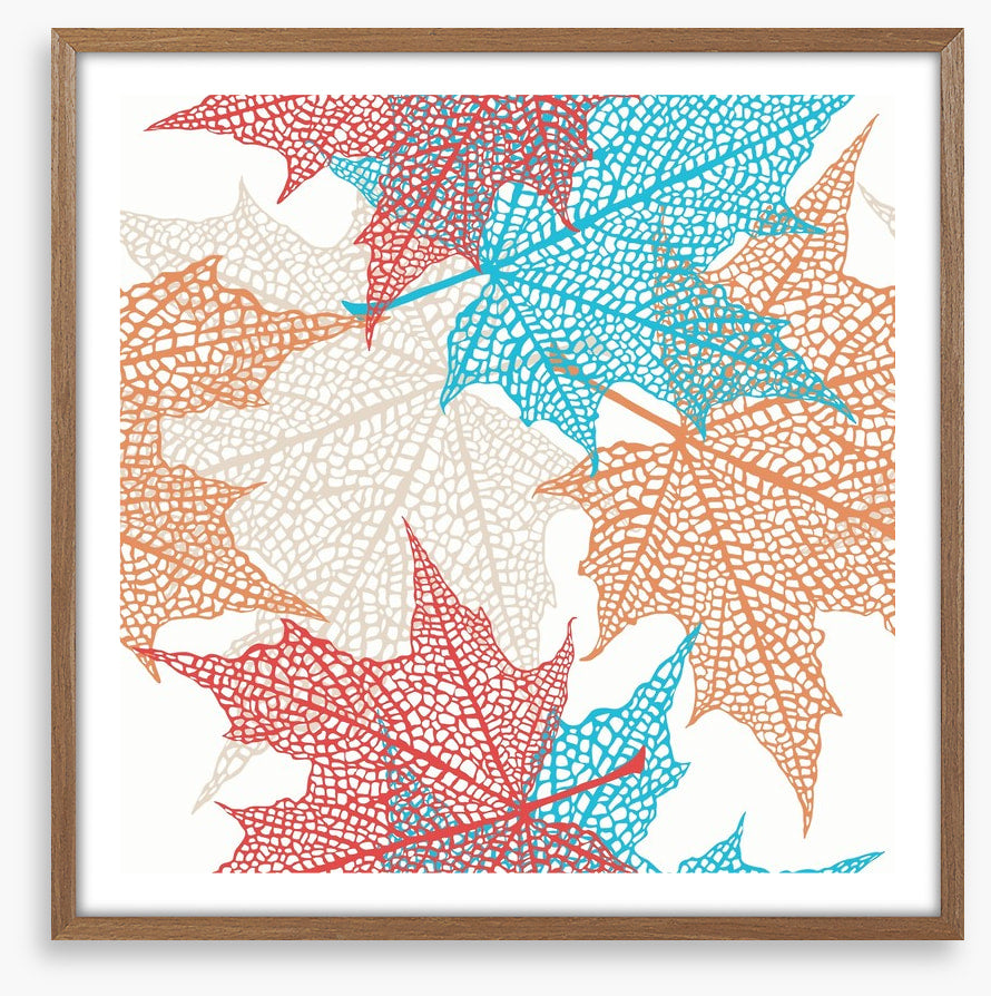 Maple leaf abstract