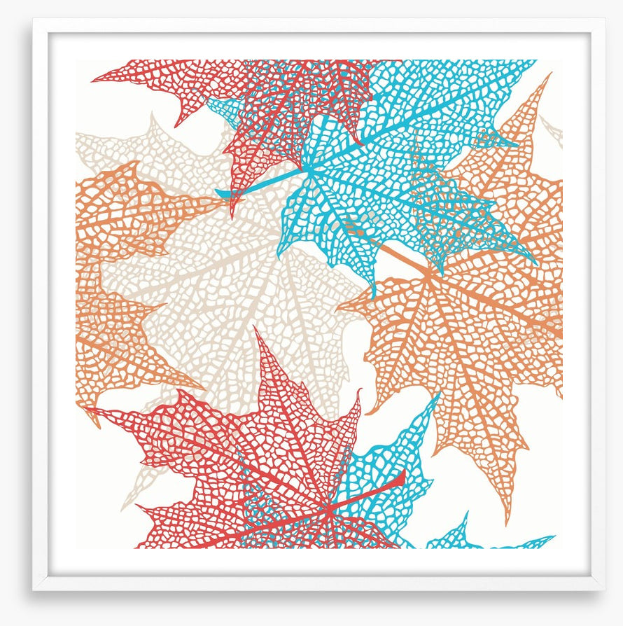 Maple leaf abstract