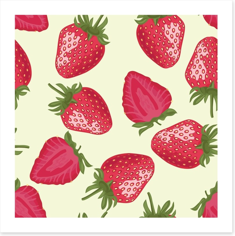Red strawberries
