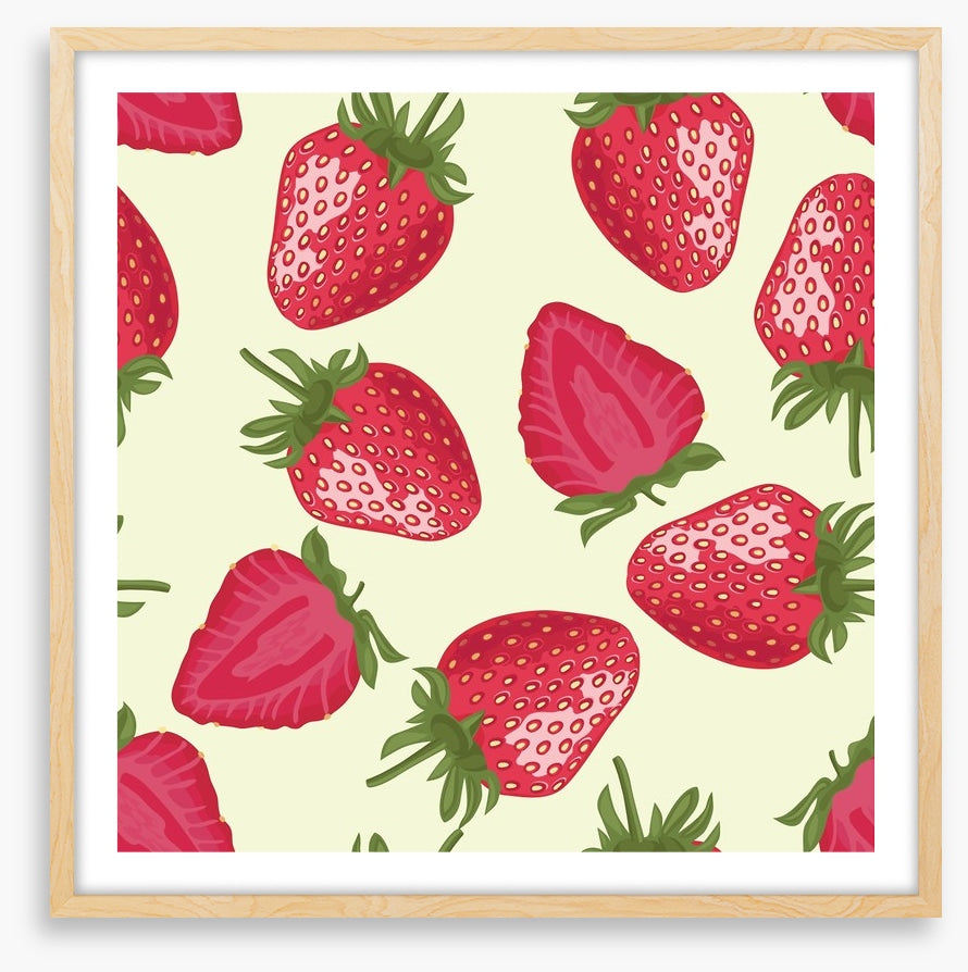 Red strawberries