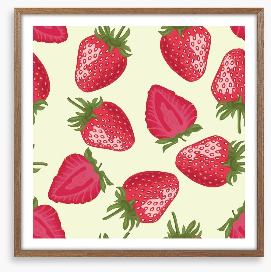 Red strawberries