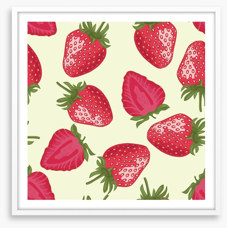 Red strawberries
