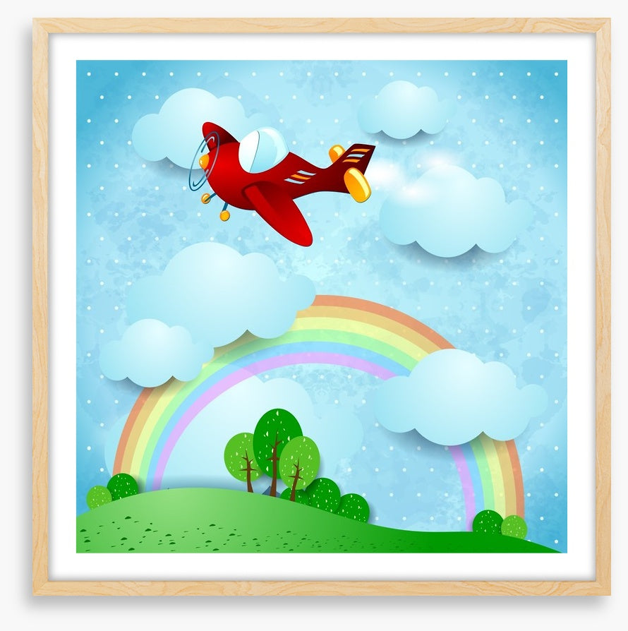 Red airplane