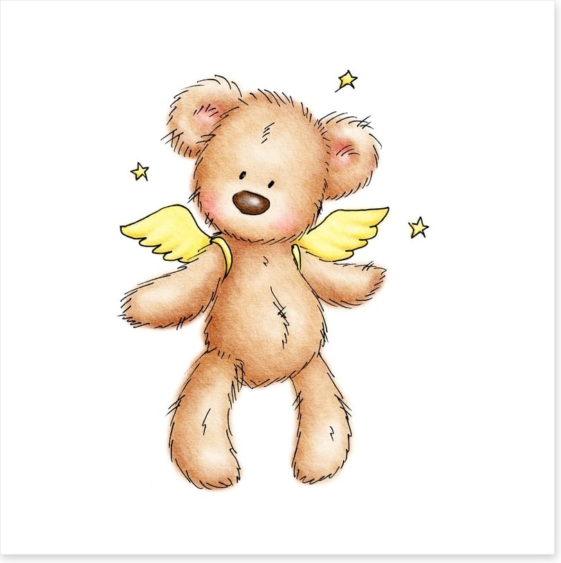 Teddy bear angel
