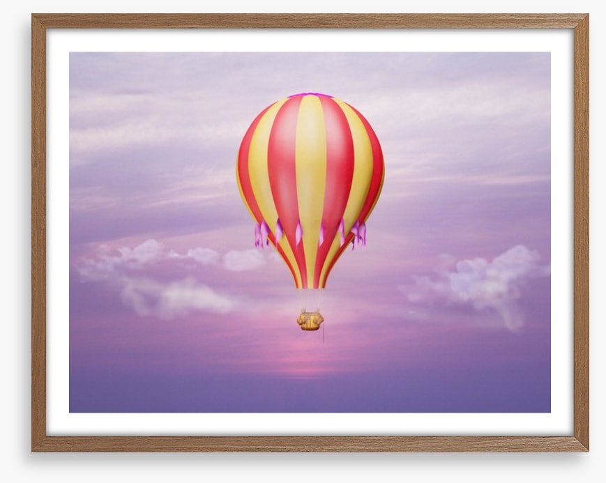 Purple sky balloon