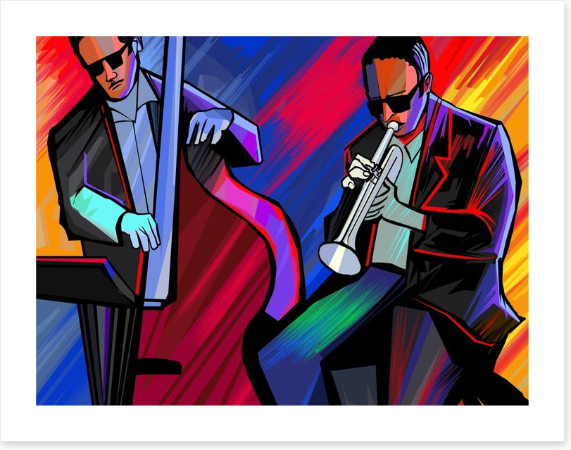 Underground jazz club