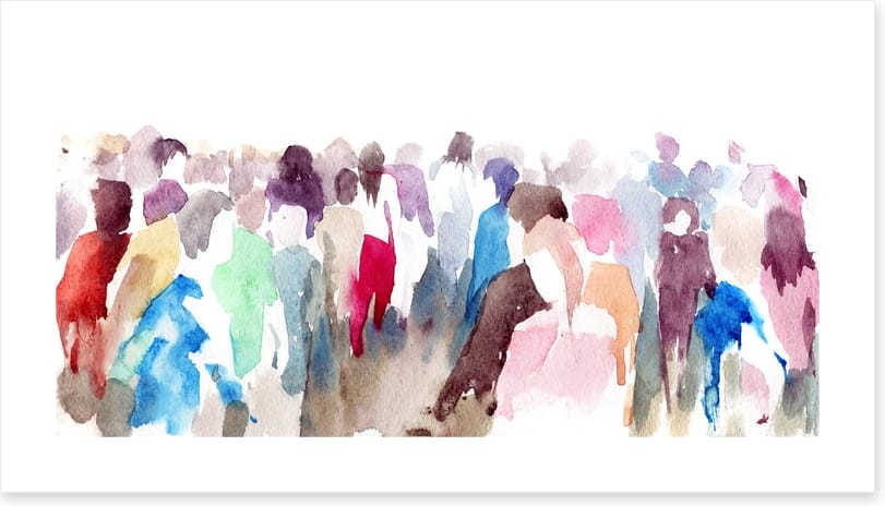 The crowd