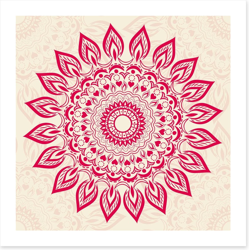 Henna mandala